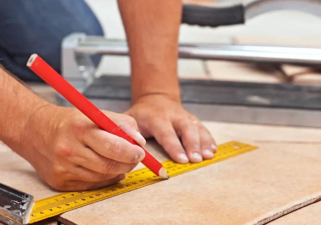 Professional installing vinyl | The Floor Shoppe